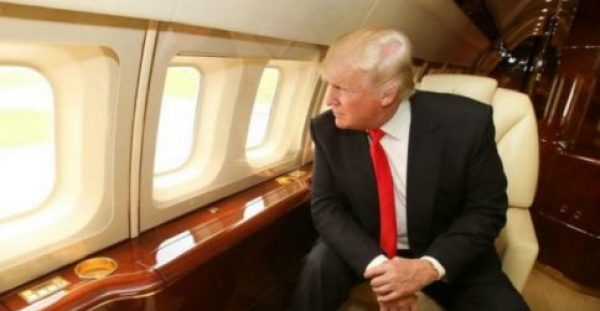 Δείτε το Υπερχλιδάτο Ιδιωτικό Αεροπλάνο του Νέου Προέδρου της Αμερικής