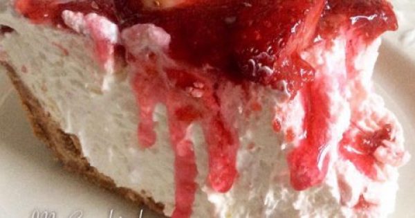 Καταπληκτικό τσιζκέικ- Cheesecake – ζουμερό με φράουλες !!!