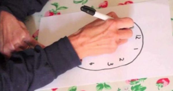 Αλτσχάιμερ, άνοια και γνωστική εξασθένηση: Το τεστ με το ζωγραφισμένο ρολόι – Πώς να το κάνετε