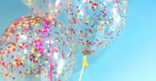 DIY: Φτιάξτε Απίθανα Μπαλόνια με Κομφετί!