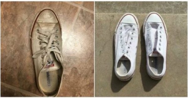 Έγραψε: Το Κόλπο μίας Φοιτήτριας για να Καθαρίζει τα Παπούτσια της έχει Τρελάνει το Διαδίκτυο!