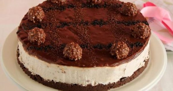 Cheesecake με Ferrero rocher, Oreo και nutella